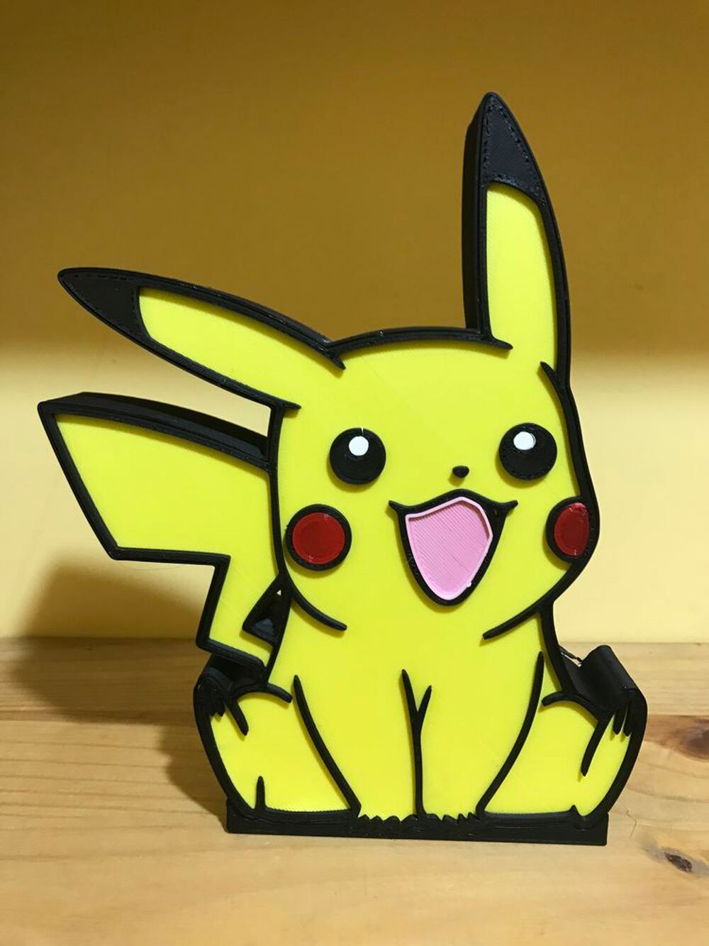Lampe PIKATCHU &eacute;clairagec leds &agrave; piles Décoration
