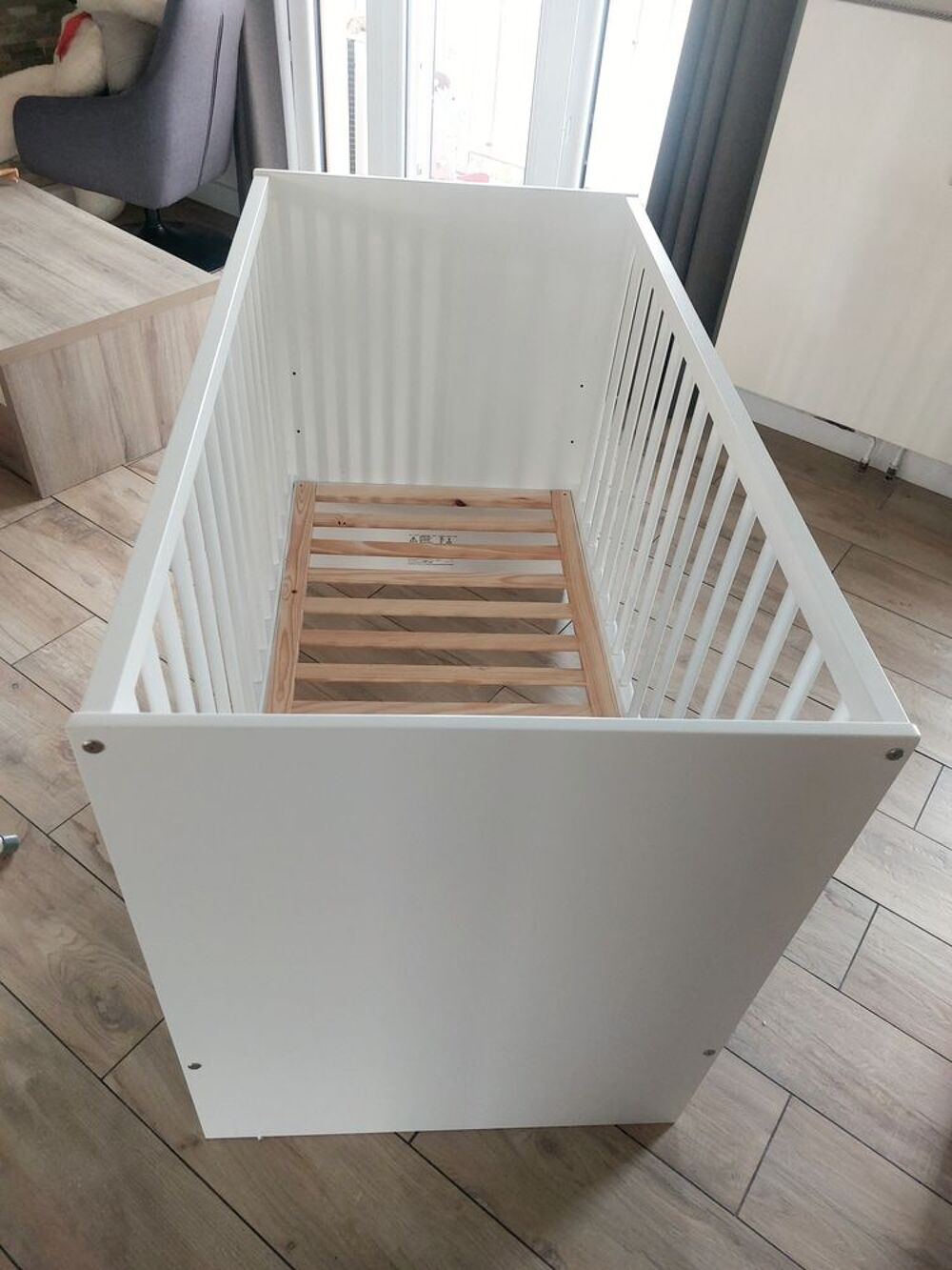 LIT BB BLANC 120X60 PARISOT - SHELTER Mobilier enfants