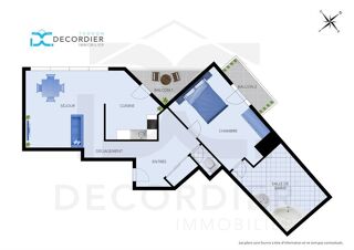  Appartement � vendre 2 pi�ces 49 m�