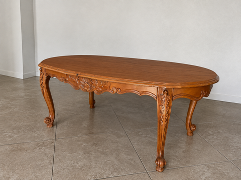 table basse ovale en bois de style Louis XV ou Régence 0 Saint-Aubin-de-Médoc (33)