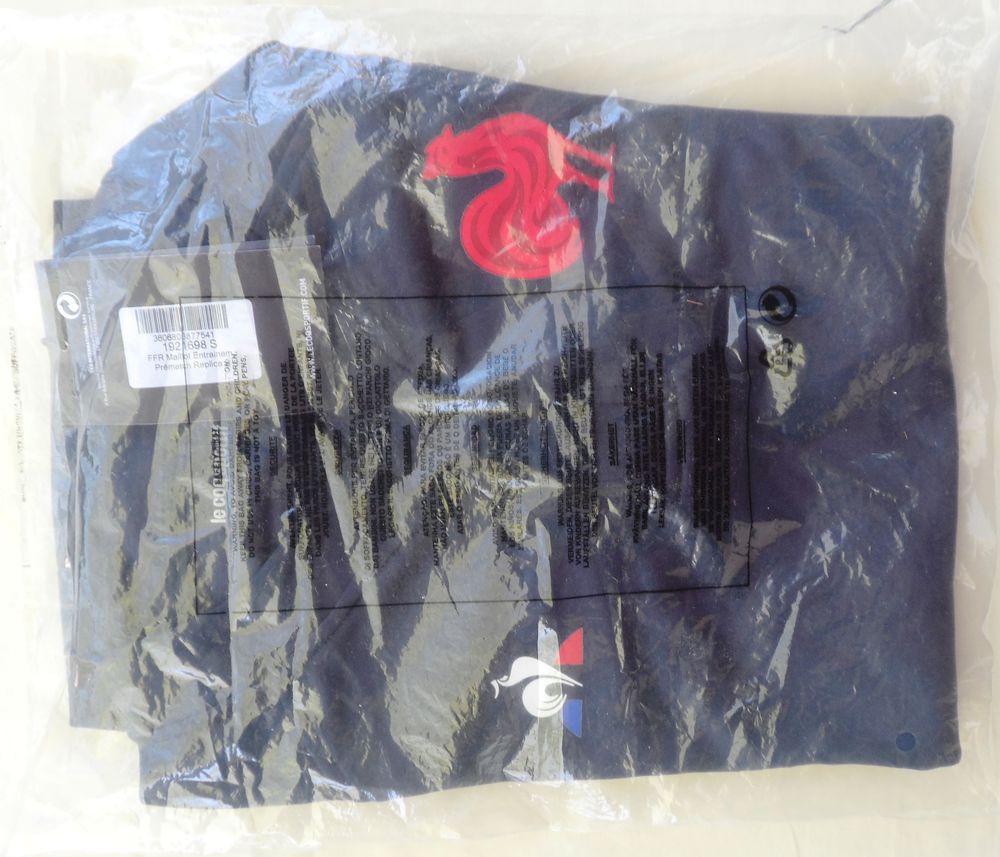 Maillot de rugby r&eacute;plica port&eacute; par les joueurs XV de France Sports