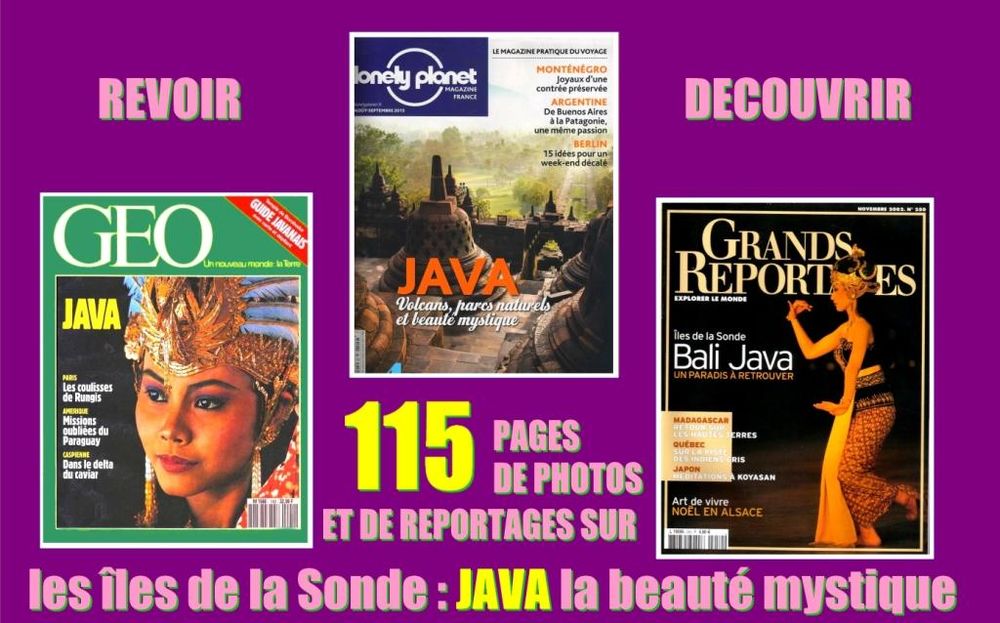 JAVA - g&eacute;o - &Icirc;LES DE LA SONDE Livres et BD