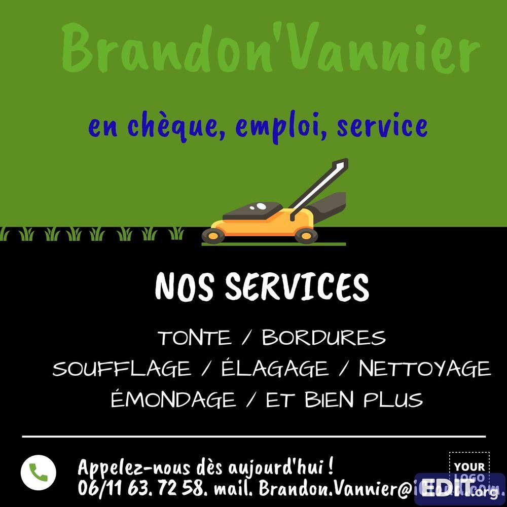   Bonjour, je vous propose un service en Espace Ver
Chèque CES 
