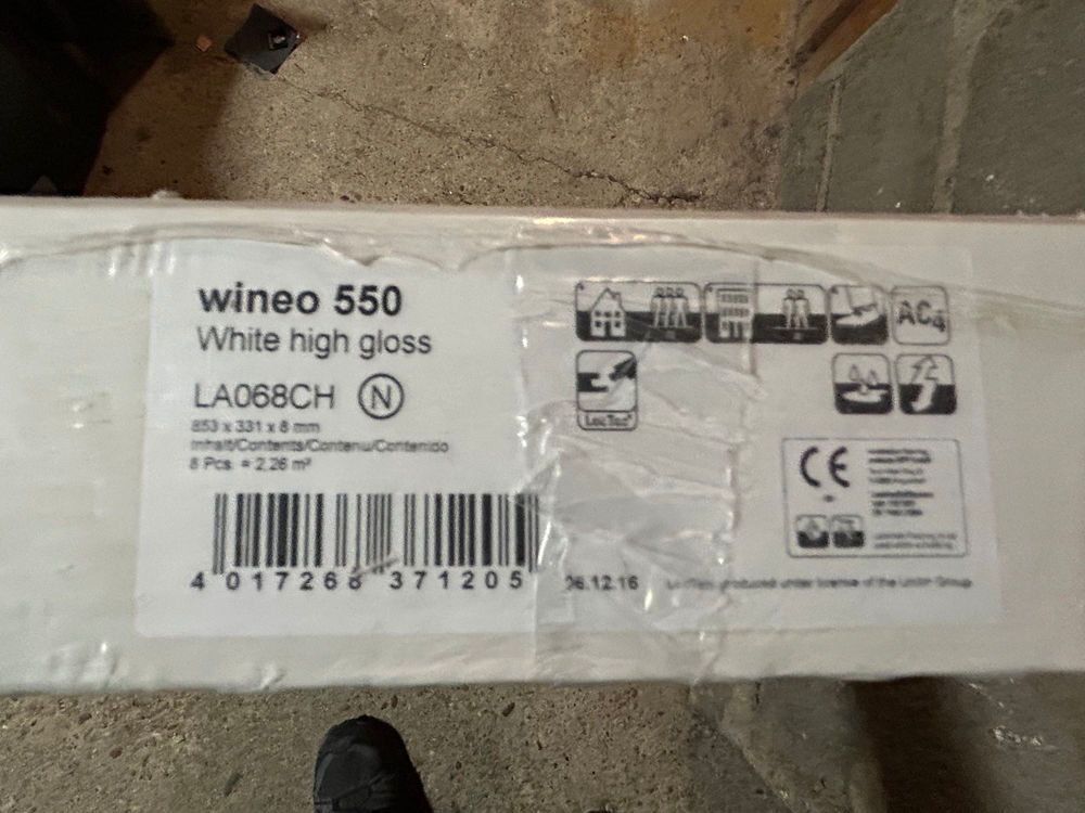 Botte de Parquet Wineo Blanc Brillant Bricolage