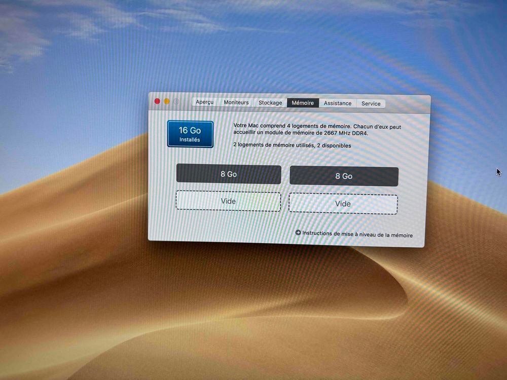 IMac 27" Ecran Retina Stockage4To RAM16Go 2019 Matériel informatique