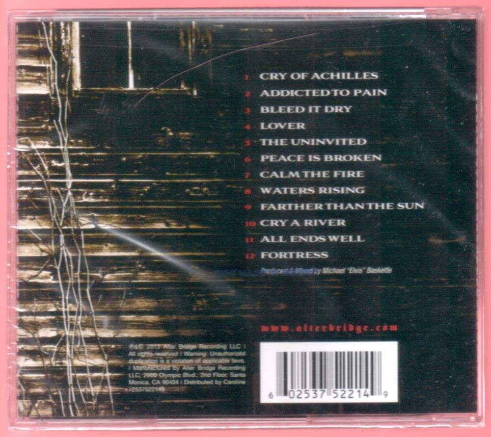 Album CD : Alterbridge - Fortress (neuf, emball&eacute;); CD et vinyles