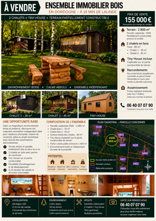 Chalet à vendre 6 pièces 110 m²