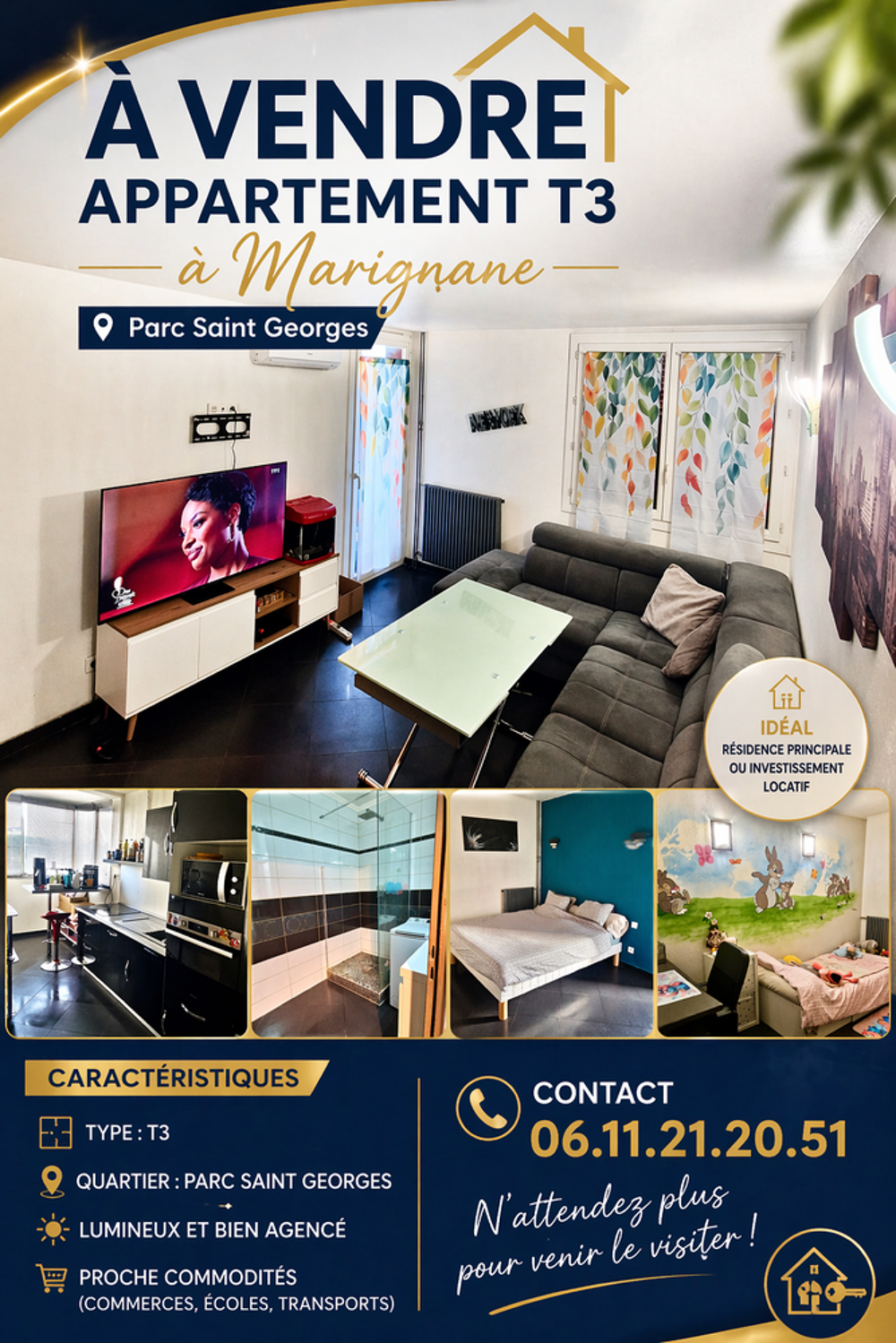 Vente Appartement Appartement T3 Marignane