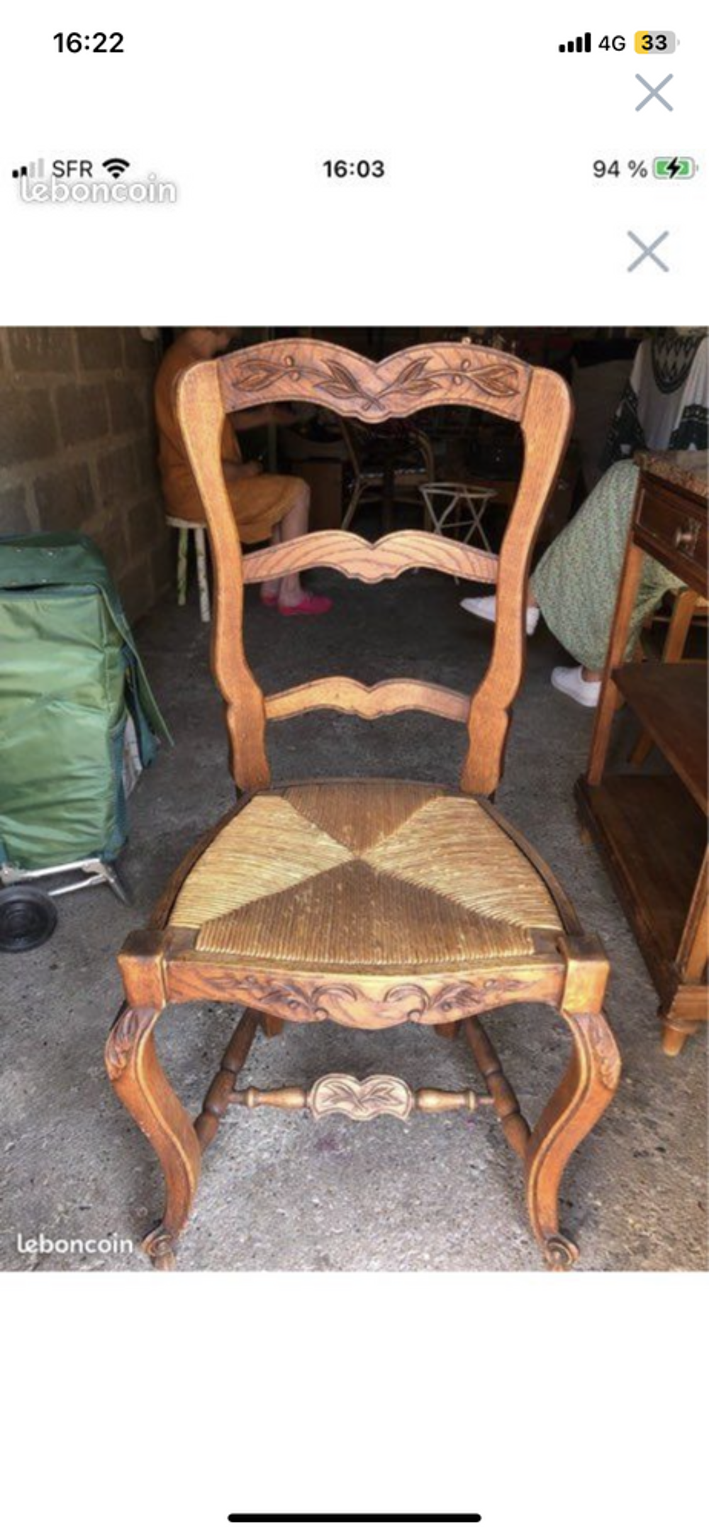 Chaise en ch&ecirc;ne massif Meubles