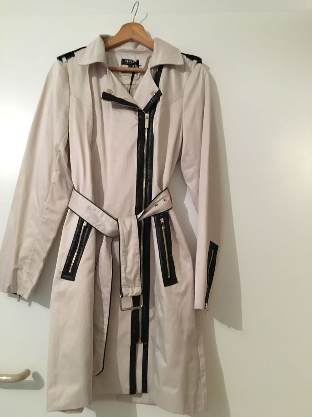 NEUF TRENCH BEIGE MARQUE MORGAN Vtements