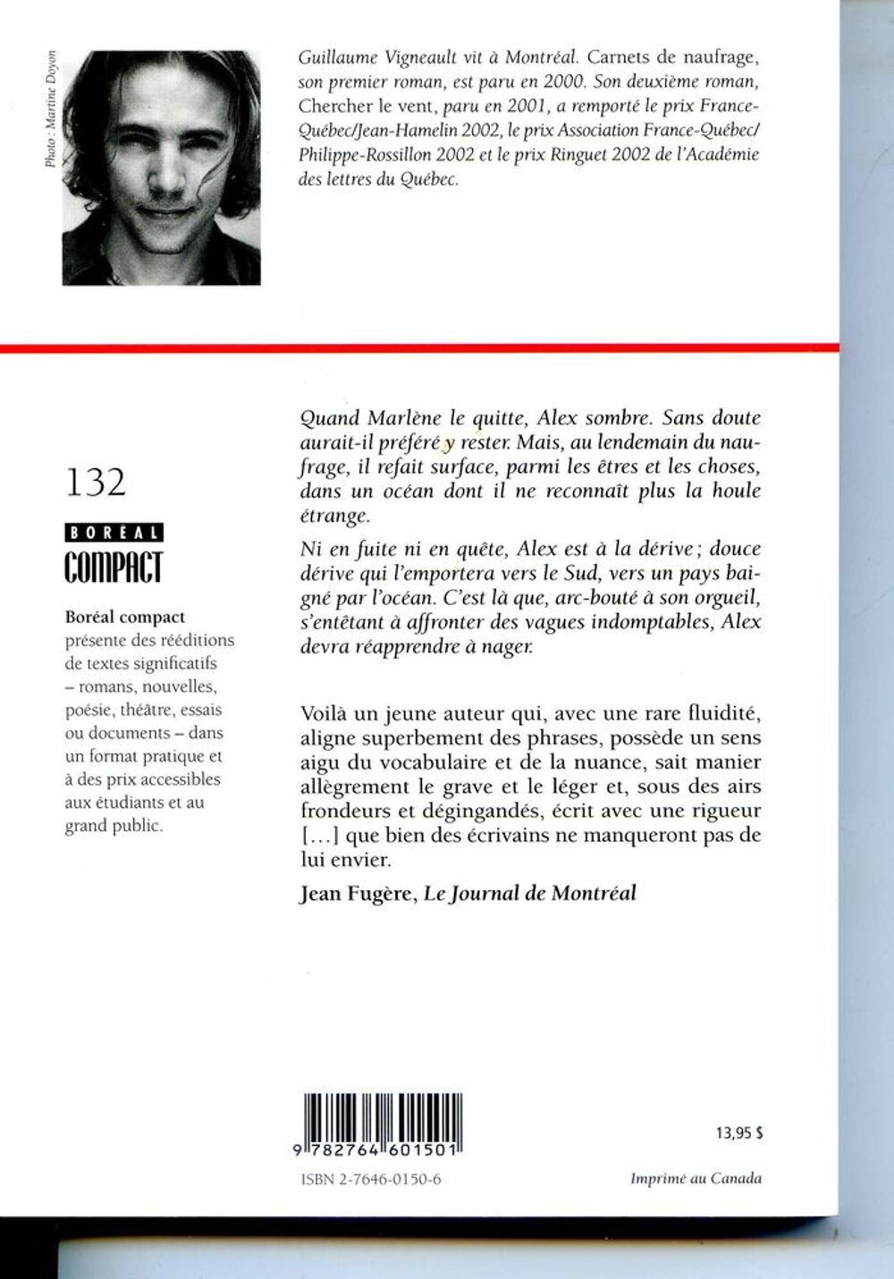 Carnets de naufrage - Guillaume Vigneault, Livres et BD