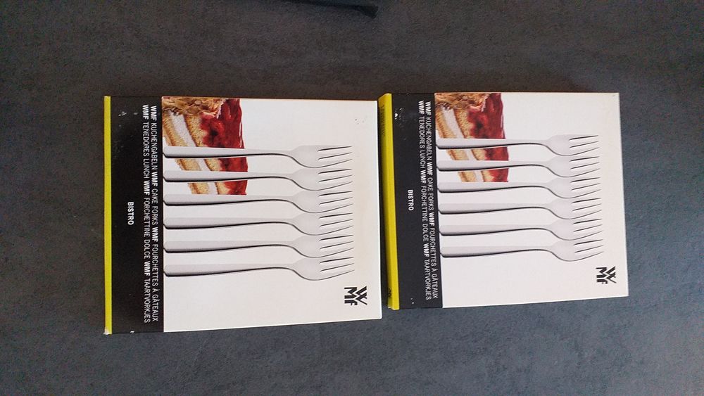 Services de 6 fourchettes &agrave; dessert Cuisine