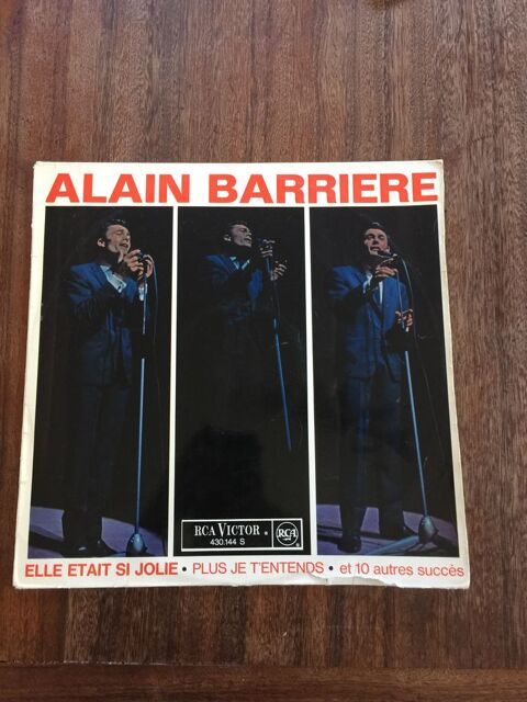 Vinyle 33 tours Alain Barri�re   Elle �tait si jol 10 Saleilles (66)