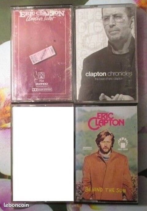 Cassettes audio Eric Clapton 0 H�rouville-Saint-Clair (14)
