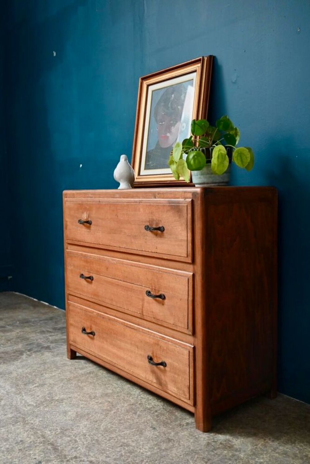 Commode ancienne en bois vintage boh&egrave;me Meubles