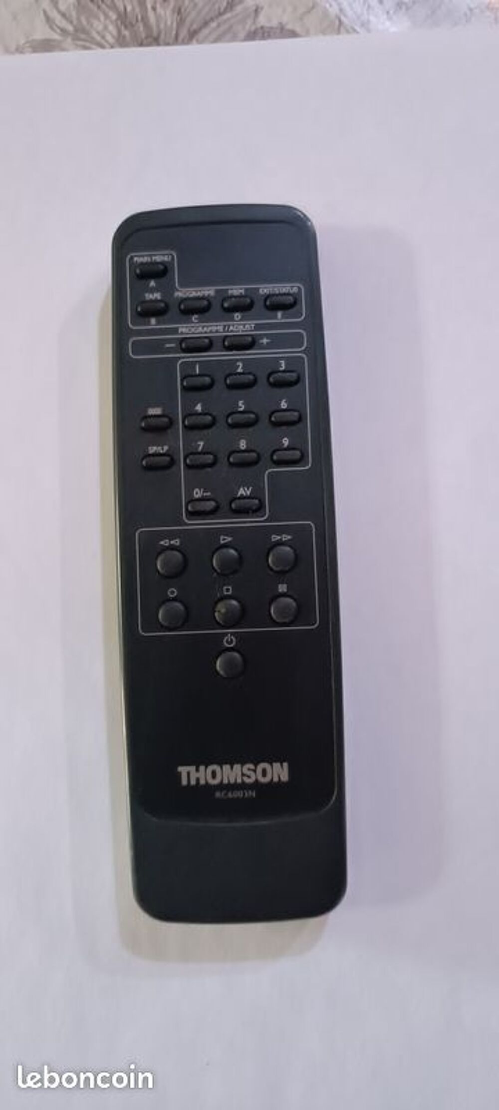 T&eacute;l&eacute;commande Magn&eacute;toscope Thomson RC6003N Photos/Video/TV