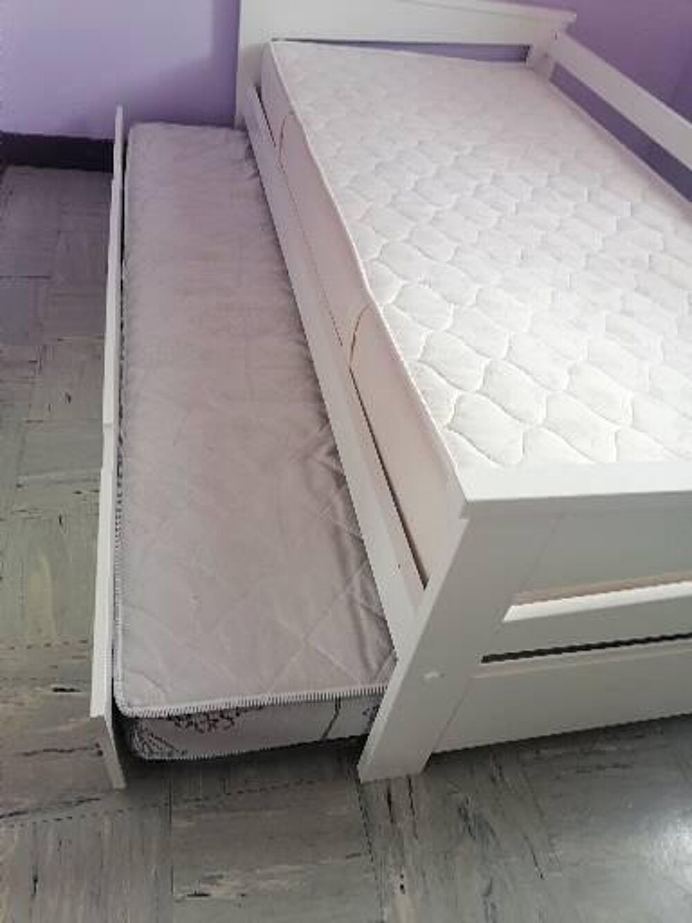 Lit une personne avec 2 matelas et couchages Mobilier enfants