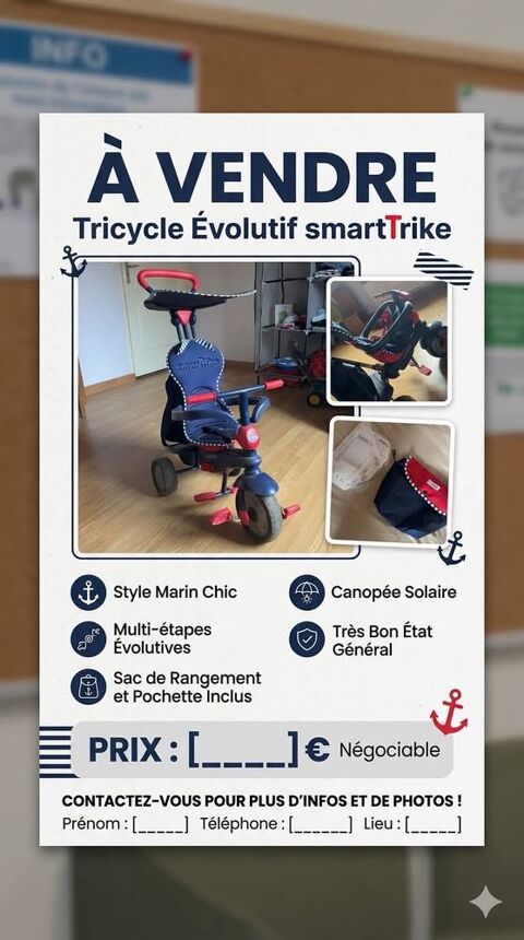 Tricycle Evolutif SmarTrike 25 Chaource (10)