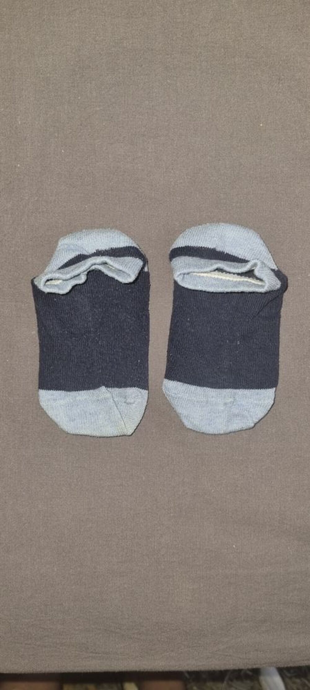 Paire de chaussettes enfant marine et bleu clair- P24/30 Vêtements enfants
