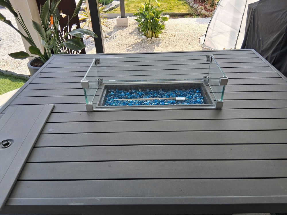 table repas ext&eacute;rieur Jardin