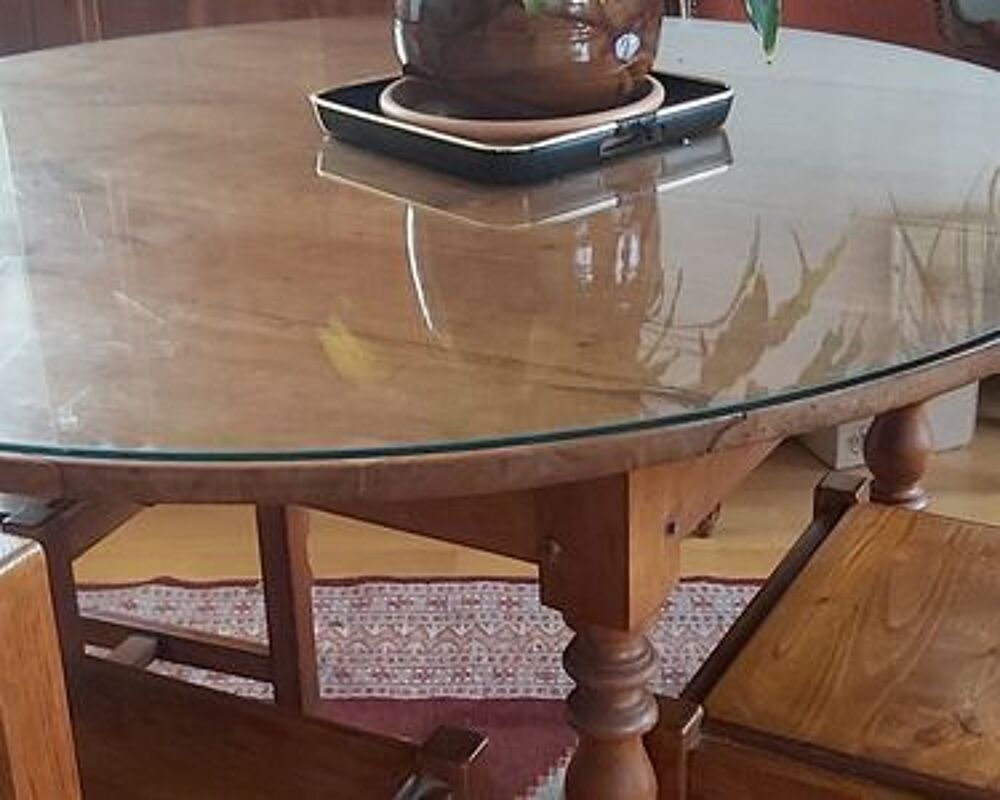 Table ronde ancienne Meubles