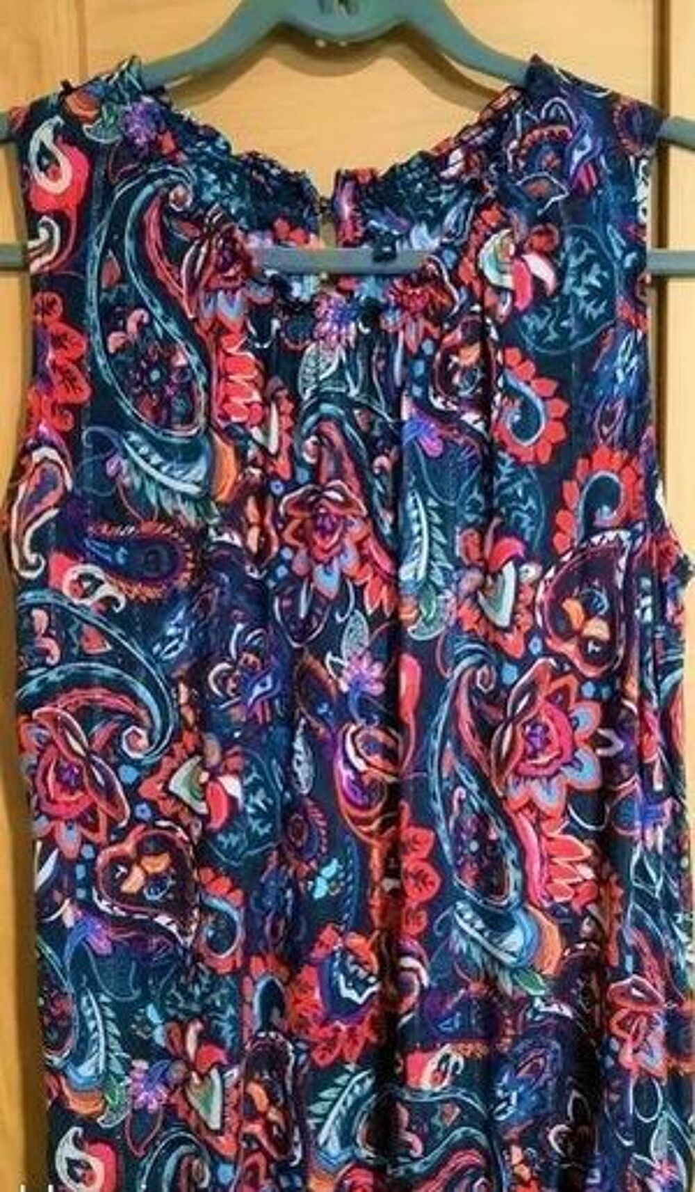 Beau top bel imprim&eacute; foulard cachemire T 40 excellent &eacute;tat Vêtements
