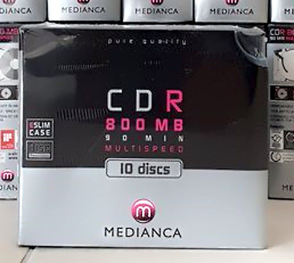 CDR Vierge 90min, 800 mb Matériel informatique