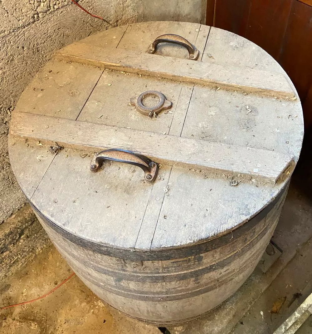 Tonneau barratte &agrave; beurre en bois ann&eacute;es 30 Bricolage
