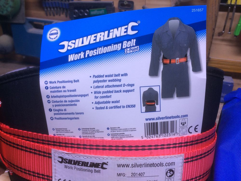 CEINTURE DE MAINTIEN AU TRAVAIL SILVERLINE 251657 Bricolage