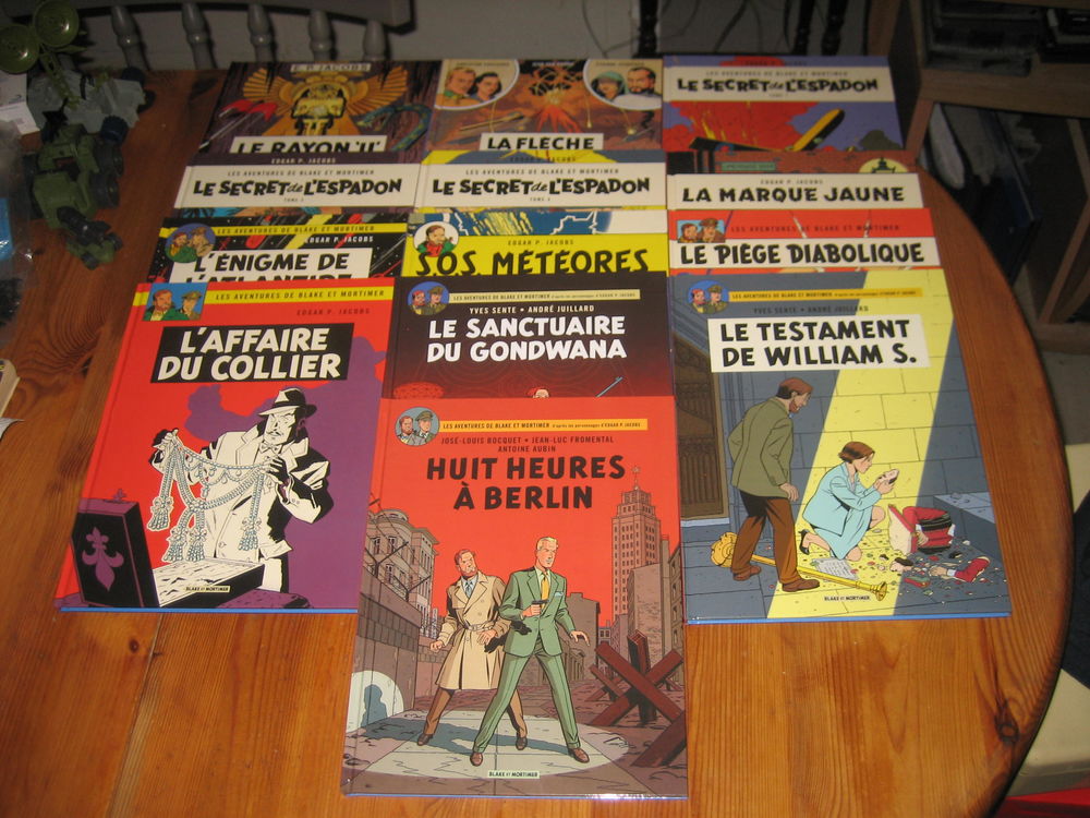 lot 14 bd BLAKE ET MORTIMER 1 a 3+6 a 10+18+24+29+30+rayon u 1+2 &eacute;tat neuf Livres et BD