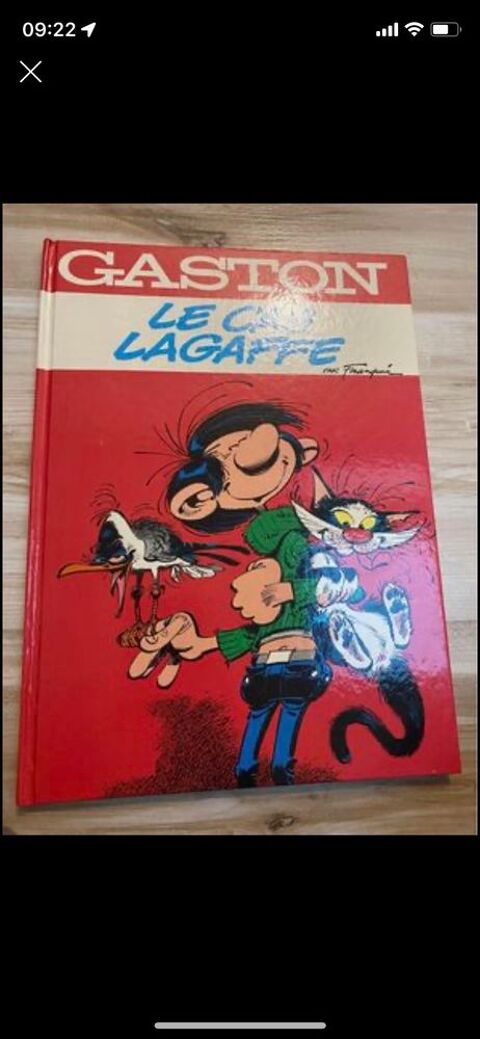Livre bande dessine Gaston Lagaffe 4 Mrignac (33)