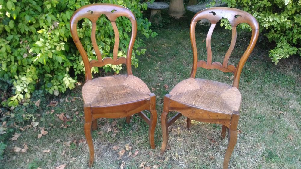 lot de 2 belles chaises anciennes Meubles
