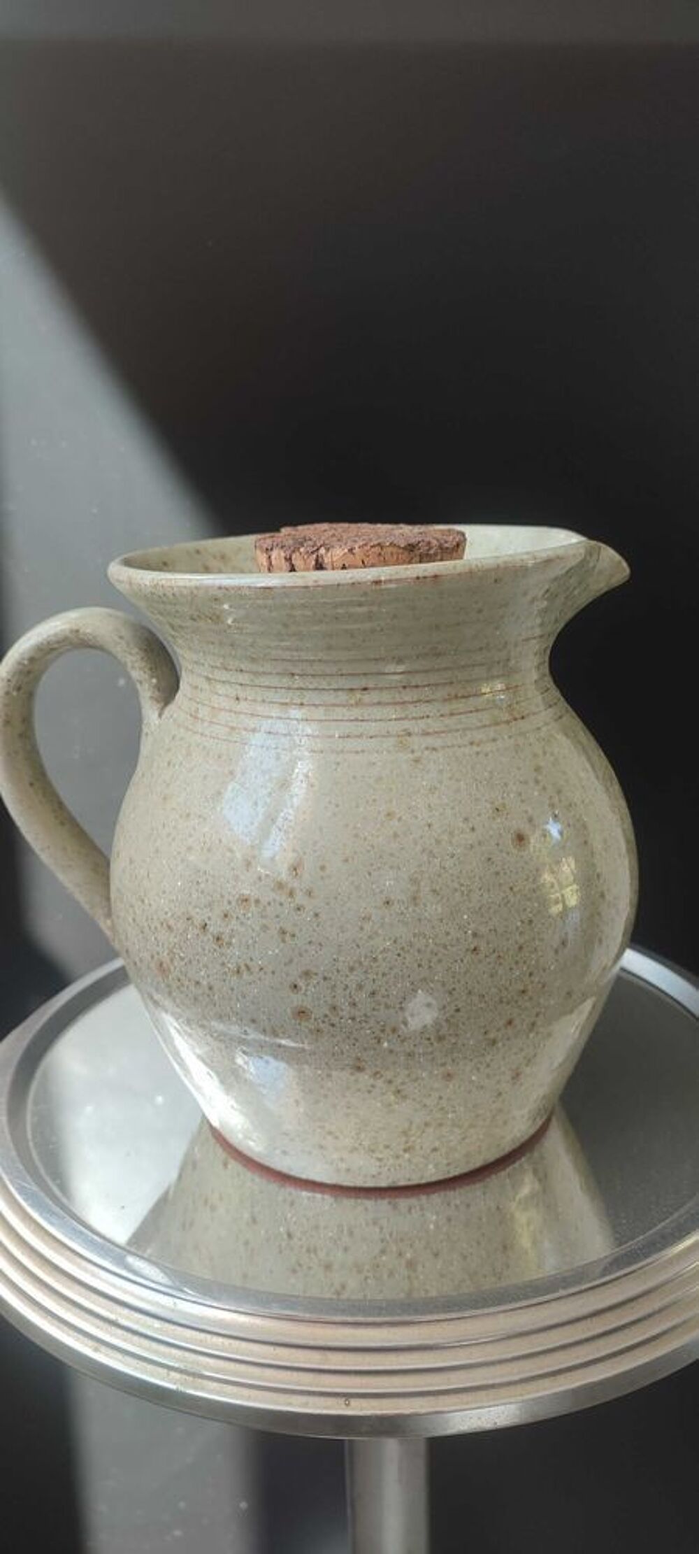 Pichet rafra&icirc;chissoir artisanal Poterie La Draille (Anduze) 