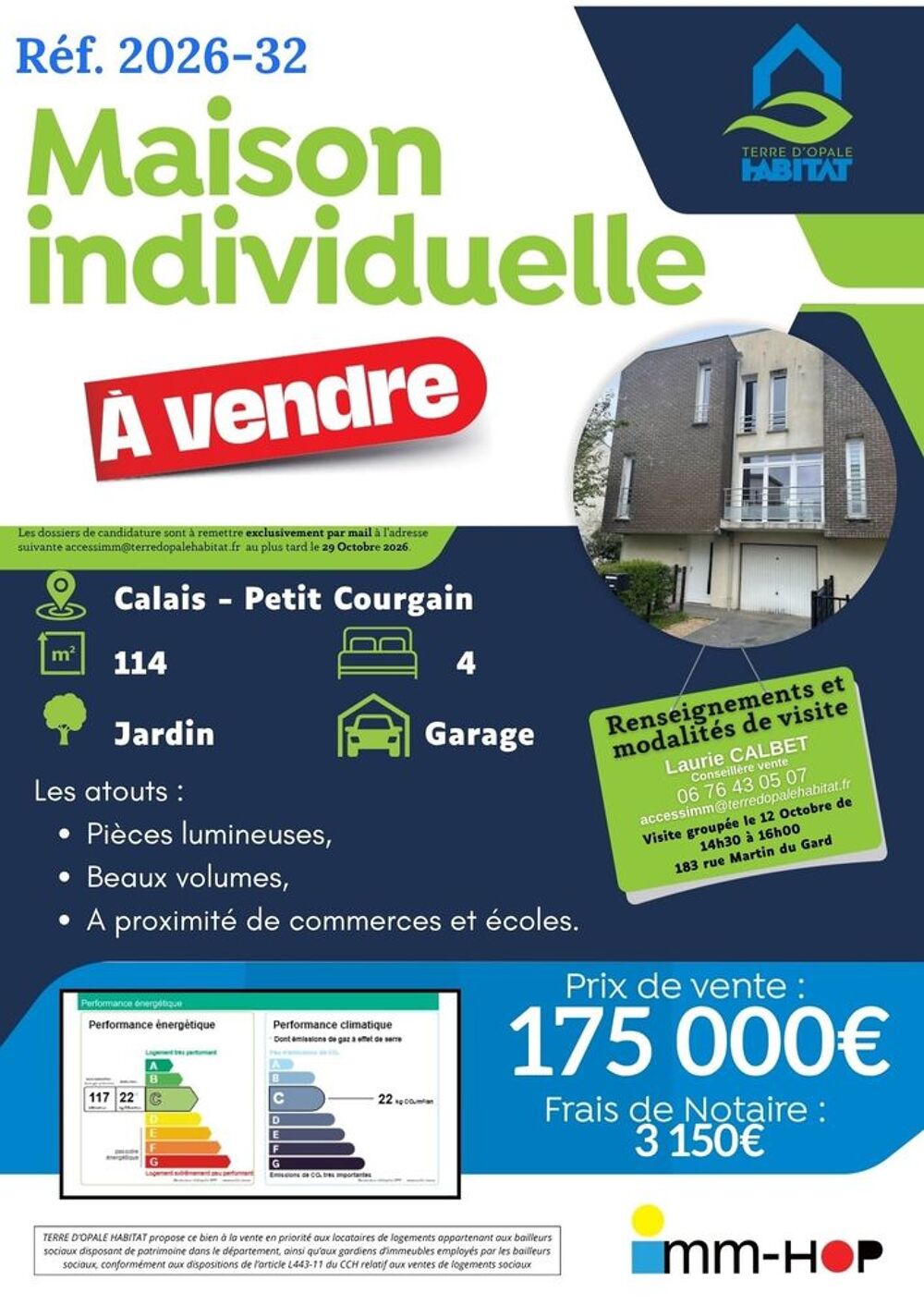 Vente Maison Vente - Maison - 5 pièces - 62100 Calais