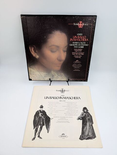 Coffret Vinyle 33 tours Verdi Un Ballo in Maschera : Maria.. 9 Vulbens (74)