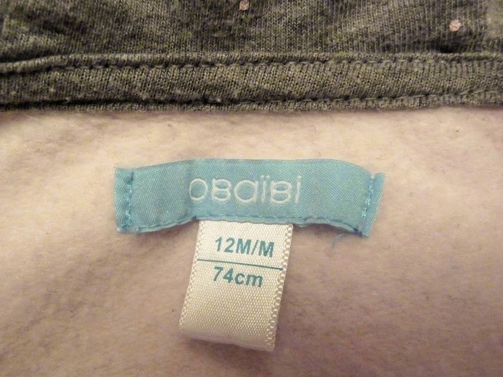 Veste/ Gilet Rose &agrave; Capuche Gris &agrave; Pois Rose- Obaibi Vêtements enfants