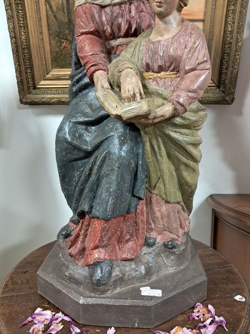 Statue, sculpture ancienne religieuse Décoration