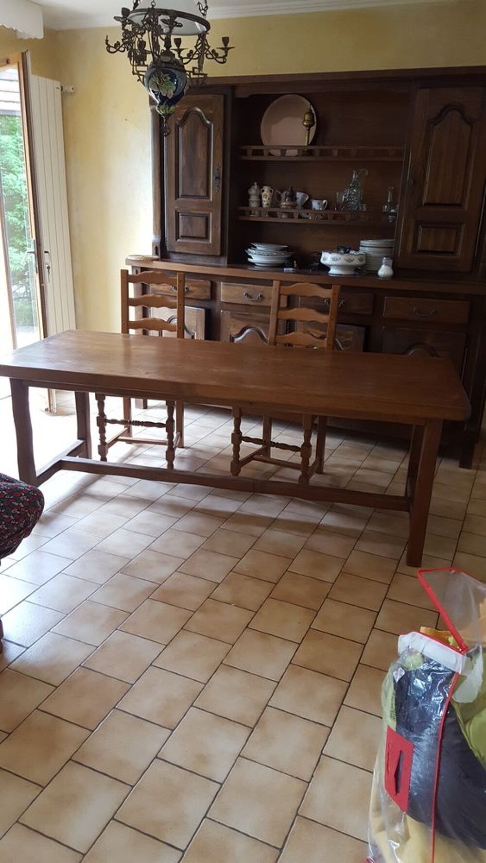 Table en ch&ecirc;ne - belle armoire Antique Meubles