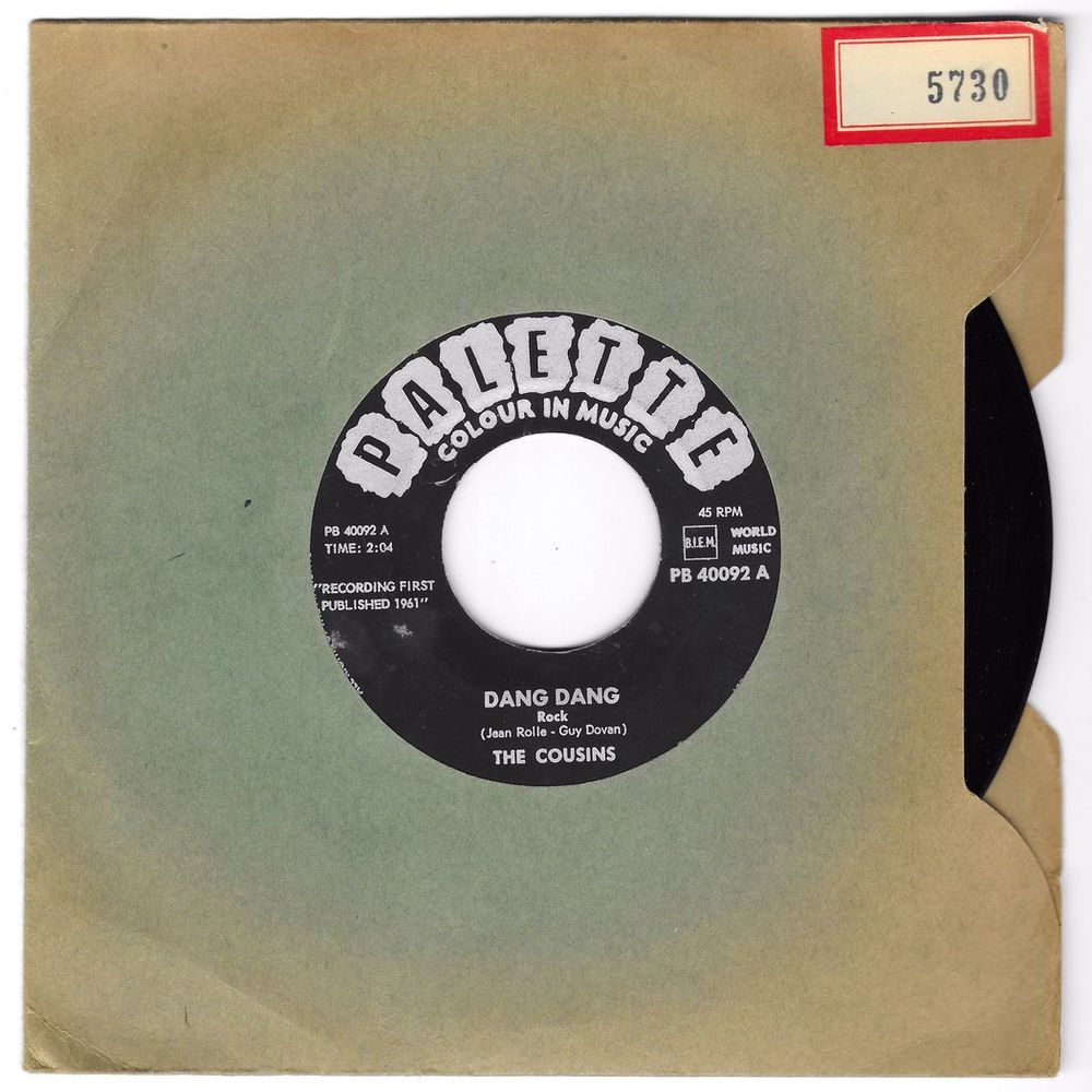 THE COUSINS (LES) - 45t SP - DANG DANG / STODOLA - BELG.1961 CD et vinyles