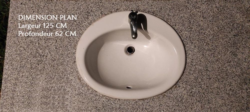 Lavabo + plan en granite Meubles