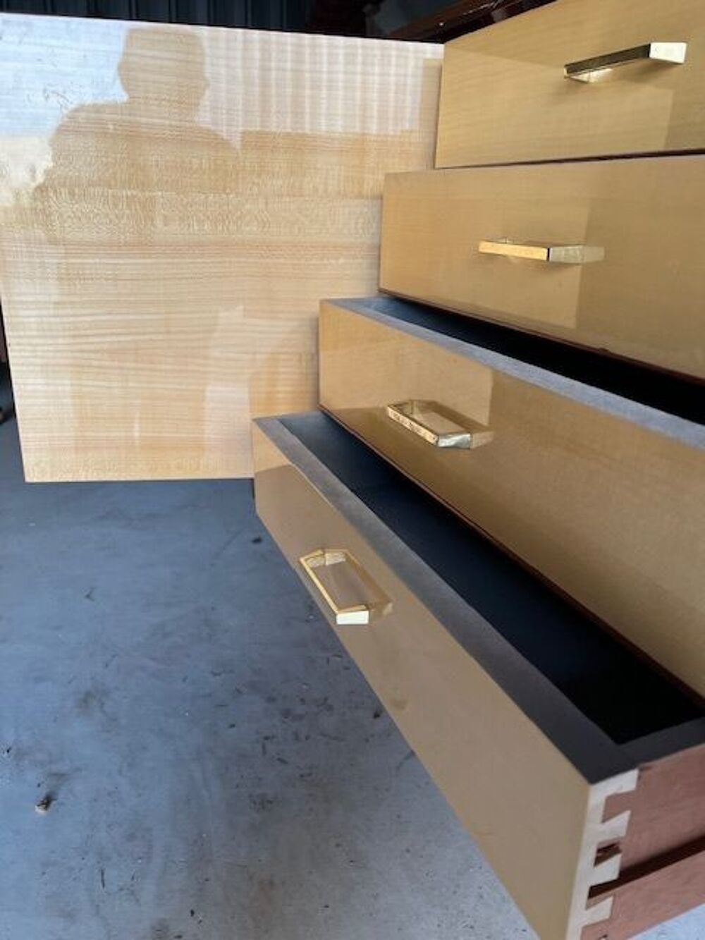 Enfilade style"scandinave" ann&eacute;es 60. En cm : L250 P50 H101 Meubles