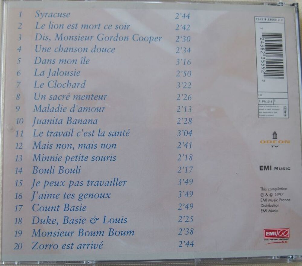 CD Henri SALVADOR CD et vinyles