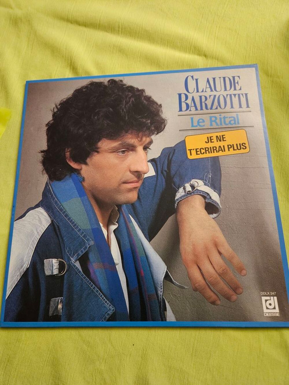 Claude Barzotti 33t vinyle Le Rital DDLX 247 CD et vinyles
