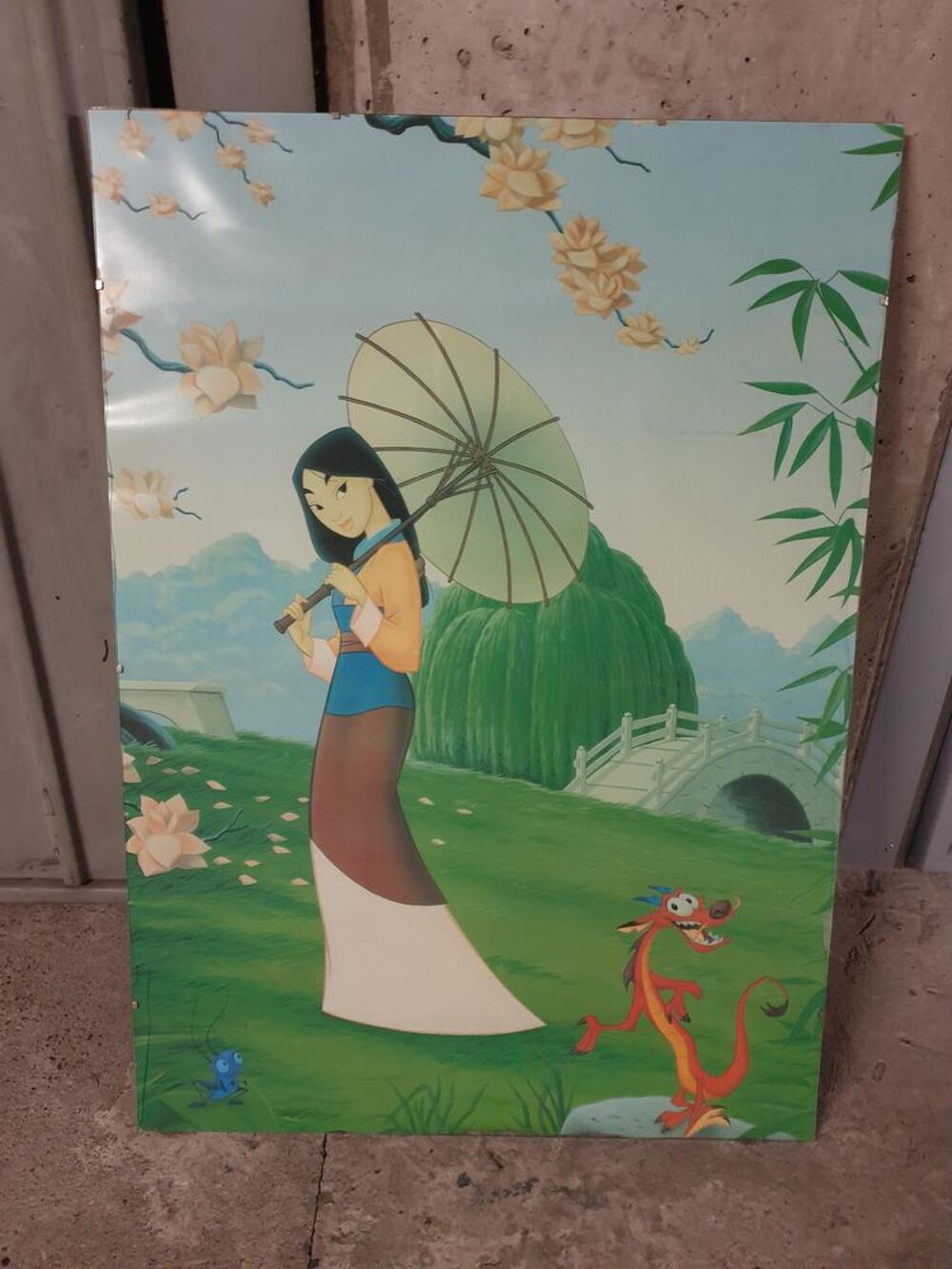 Poster encadr&eacute; Mulan Décoration