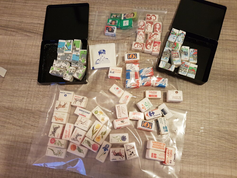 LOT DE SUCRES ET SACHETS PUBLICITAIRES POUR COLLECTION 