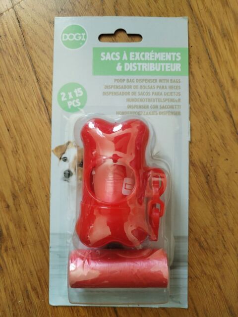 Sac excréments pour chien couleur ROUGE (PRODUIT NEUF) 2 Brillon-en-Barrois (55)