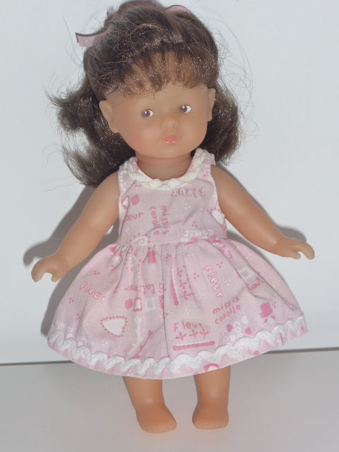 Corolle poup�e mini corolline brune robe rose 12 Rueil-Malmaison (92)