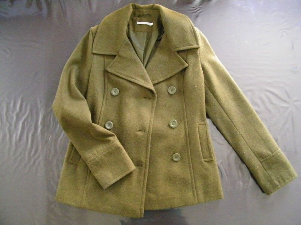 Manteau Vert Olive T36 - 3 Suisses Vêtements