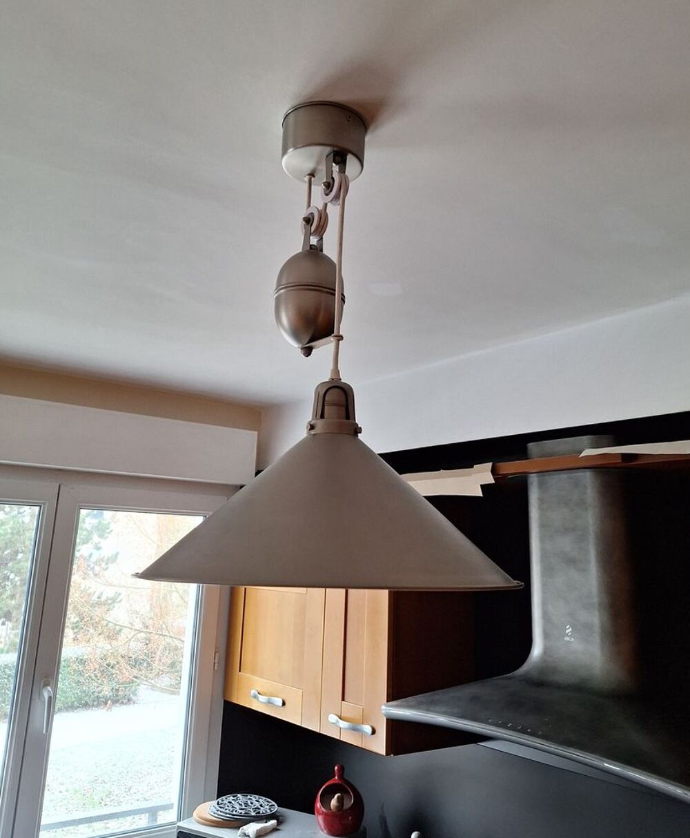 Lampe Suspension Plafonnier avec contrepoids Décoration