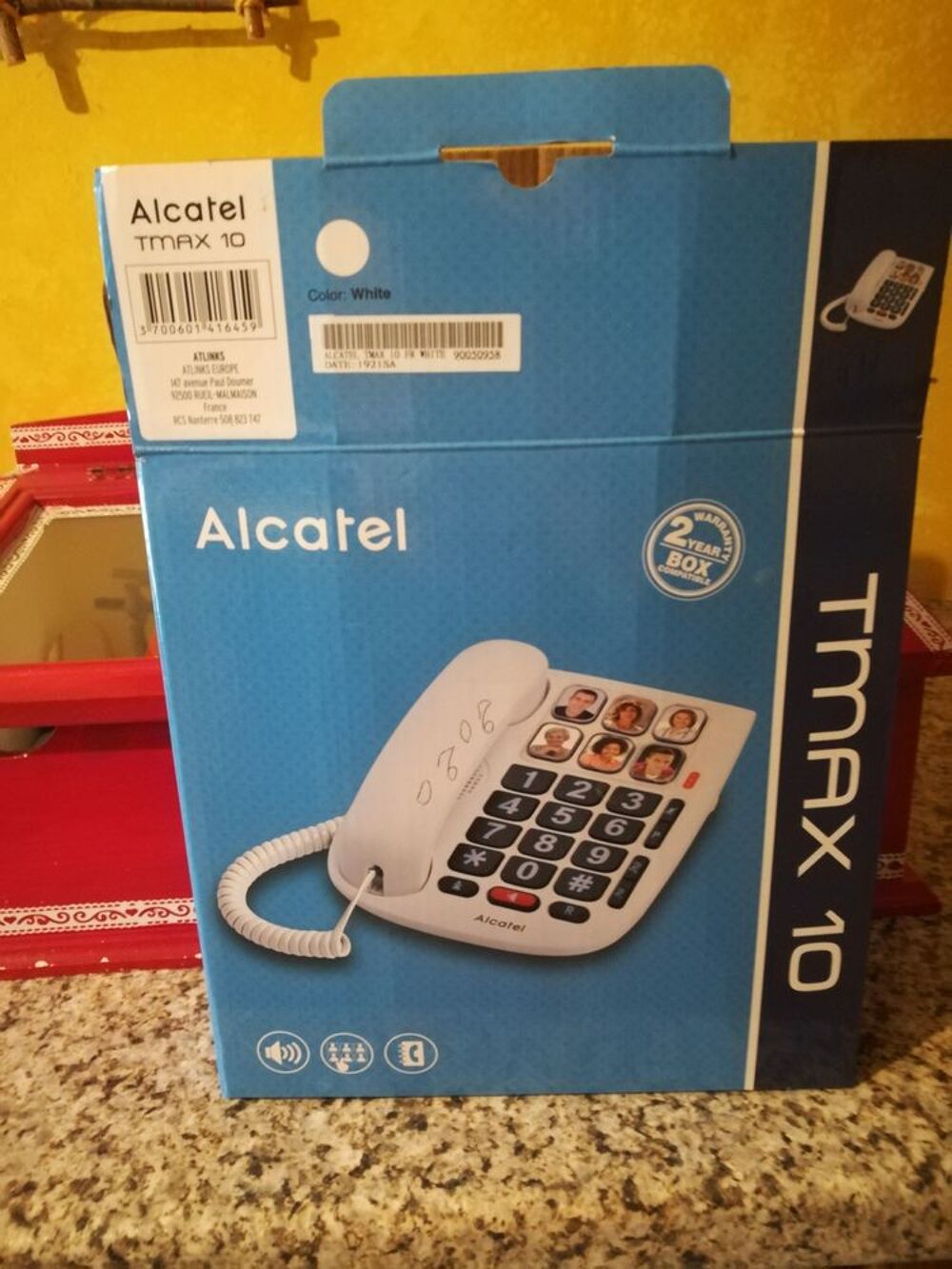 T&eacute;l&eacute;phone fixe ALCATEL TMAX 10 Téléphones et tablettes